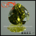 olive green cubic zirconia crystal beads gemstone wholesale(CZHT-5x5-0079)